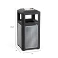 thumbnail image 6 of Safco 15 Gallon Evos Series Steel Ash Waste Receptacle, 6 of 6