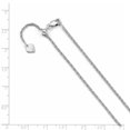 thumbnail image 2 of Leslie's Sterling Silver 1.55 mm Loose Rope Adjustable Chain (Weight: 3.14 Grams, Length: 22 Inches), 2 of 2