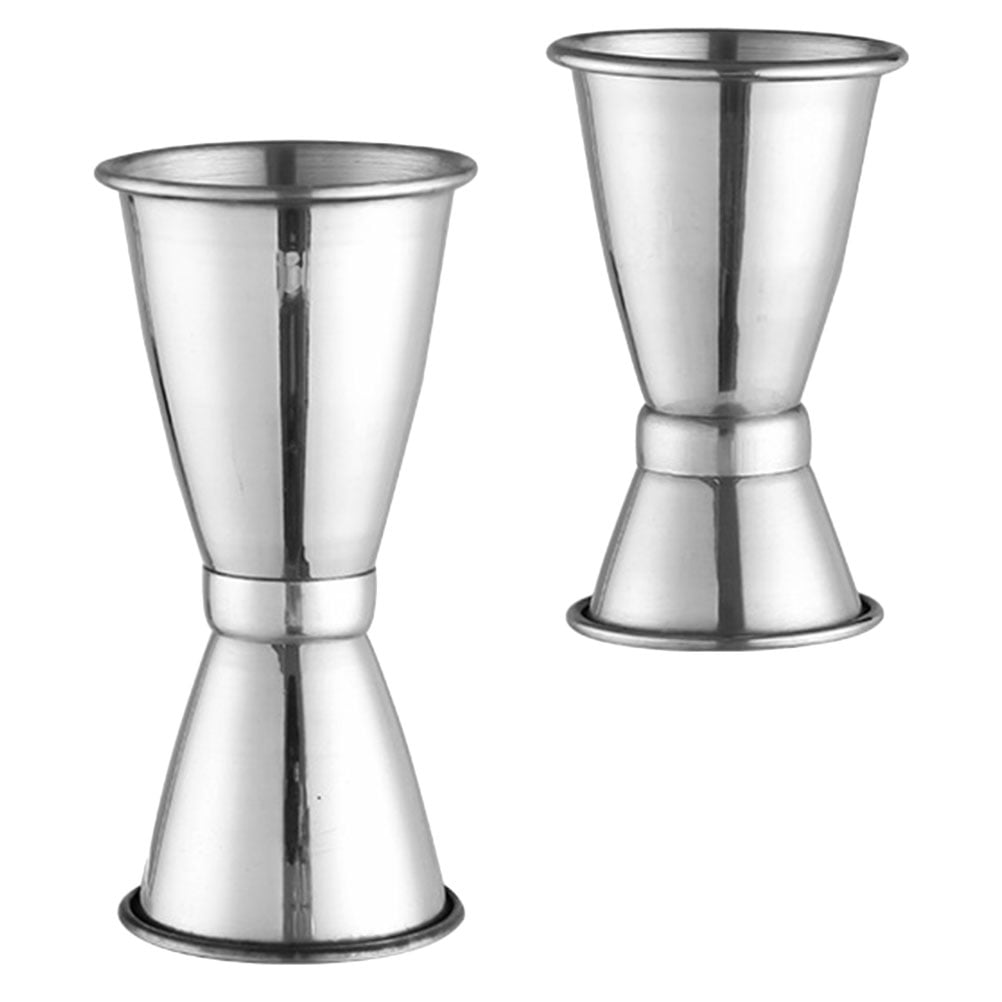  heaven2017 Stainless Steel Double Shaker Cup Bar Cocktail  Jigger Liquor Jigger Shot Pourer Measuring Tool S: Home & Kitchen
