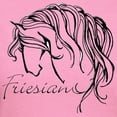 thumbnail image 3 of CafePress - Friesian T Shirt - Women's Traditional Fit Dark T-Shirt, 3 of 4