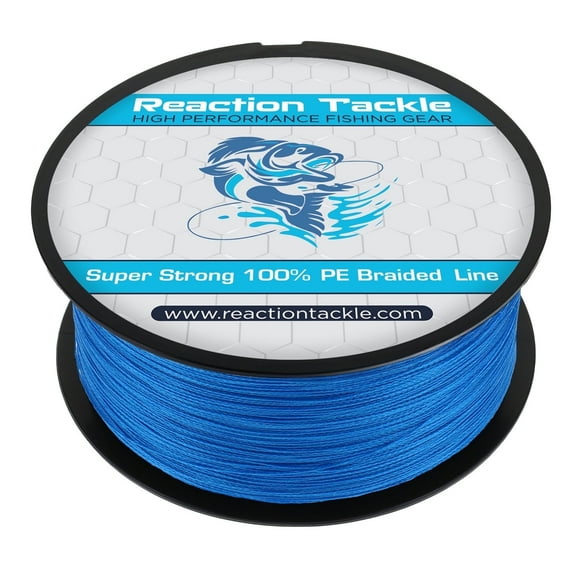 Reaction Tackle Braided Fishing Line Dark Blue