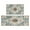 Boho Vintage Blue-1, variant on Boho Vintage Blue Carpet Kitchen Rugs and Mats Sets Of 2, Funny Kitchen Decoration Rubber Backing Non-Slip Absorbent Mats for Sink Waterproof Runner Rug for Laundry Room 17x30 17x48inch