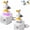 2pc, variant on Seagull Mine Button Keychain, Seagull Mine Keychain, Adults Keyboard Clicker Fidget Toys Stress Relief Noise Maker Animal Keycaps Funny Gifts — Real Sound, LED Light, Funny (2PC)