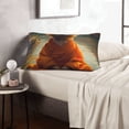 thumbnail image 6 of Pofeuu Maple Leaf Meditating Chihuahua Print Polyester Microfiber Plush Pillowcases, Super Soft and Cozy Pillow Case Covers with Envelop Closure（Pillow core not included）-16"x24", 6 of 6