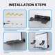 thumbnail image 4 of Soporte para colgar en la pared ahorro de espacio para Playstation 5 Slim/Playstation 5, 4 of 8