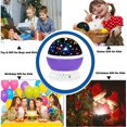 thumbnail image 5 of Night Lights for Kids, Star Night Light Projector for Kids Room, 360 Degree Rotation - 4 LED Bulbs 12 Light Color Changing, Christmas Birthday Gifts for Kids, Glow in The Dark Stars - Purple, 5 of 7