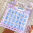thumbnail image 3 of Makeup Lashes Vibrant Colored Fake Eyelashes for Festive Soft and Fluffy Fiber for Halloween Christmas Cosplay 12mm Extensions with Rich Colors, 3 of 4