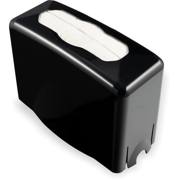 San Jamar Counter Top Paper Towel Dispenser, Holds Multifold, C-Fold and Single Towels for Bathroom, Kitchens, Restaurants, and Cafeterias, Plastic,