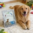 thumbnail image 2 of Handmade Sea Glass Art Pet Memorial Photo Frames,Dog Loss Remembrance Picture Frames Keepsake Decor Frames for Pet Lovers Home Memorial Decor Sympathy Gift,Distressed Wood Wall Desktop,C-style, 2 of 6