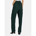 thumbnail image 3 of Time and Tru Women's Straight Leg Cargo Pant, Sizes XS-XXXL, 3 of 5