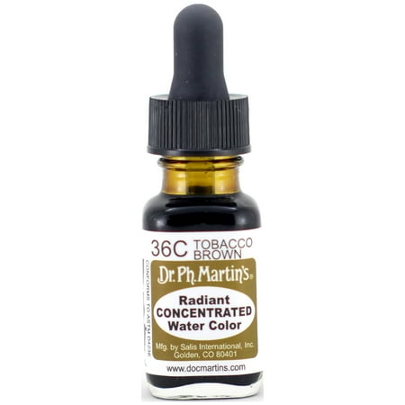 UPC: 0090385436105 | Dr. Ph. Martin s Radiant Concentrated Water Color  0.5 oz  Tobacco Brown (36C)