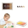 thumbnail image 2 of Less Than 5 Office&Craft&Stationery Craft Ink Washable DIY Stamp Ink for Kids 24 Colors Finger Print Ink for Scrapbooking Card Painting Set of 6 Multicolor Ink 3ml, 2 of 9