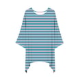 thumbnail image 5 of Women's Casual Long Sleeve Round Neck Solid Color Top Shirts Blouses Loose Fit Soft Basic Tee for Daily Wear Business Office Work Travel Fashion Essential Gift for Women | CSEONE,Sky Blue XL, 5 of 9