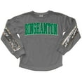 thumbnail image 2 of Girls Youth Gameday Couture  Gray Binghamton Bearcats Guess Who's Back Long Sleeve T-Shirt, 2 of 3