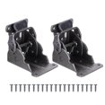 thumbnail image 3 of Shisuyan Hinges For Table Legs Square Black 2 Sets 2.6x1.97x1.77in Cold Rolled Steel, 3 of 8
