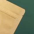 thumbnail image 3 of Bolsa de papel kraft con ventana de tres lados sellada, bolsa de plástico de aluminio para envasado de alimentos, bolsa autoportante con autosellado para refrigerios, 3 of 5