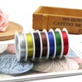 thumbnail image 3 of 11 Yardas / Rollo, Fino, útil, Resistente, Alambre de Hierro de Metal, Manualidades de Bricolaje, Alambre de Abalorios, Joyería DIY, Accesorios de Cue - café Sunnimix Alambre de metal artesanal, 3 of 8
