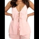 thumbnail image 1 of Conjunto de para Mujer: Traje de 2 Piezas, Top de con Lazo Frontal, Chaleco de , Camiseta Sin Mangas Y2K con Espalda Descubierta. Rosa XL, 1 of 10