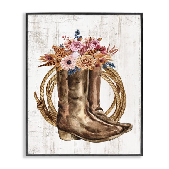 Stupell Industries Bohemian Black Framed Giclee Art, 11 x 14, by Kim Allen