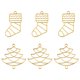 thumbnail image 4 of 20pcs encantos colgantes de Navidad colgante de aleación colgante de bricolaje conjunto adorno de Navidad, 4 of 7