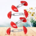 thumbnail image 3 of KAKOWELY 4 Pcs Mini Étireurs de Chaussures Réglables Shapers Largeur Extenseurs Arbre à Chaussures Support de Bottes Rouge, 4.13x"X2.17"X0.98 Pouces, 3 of 5