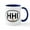 White/Navy Inside, variant on CafePress - Hilton Head Island SC Oval Design Mug - 11 oz Ceramic Mug - Novelty Coffee Tea Cup