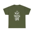 thumbnail image 2 of John 14:6 Bible Verse Short Sleeve Christian Tee Shirt, 2 of 6