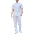 thumbnail image 2 of Ensemble Décontracté Mode Homme Confortable Manches Courtes Col Rabattu, 2 of 3