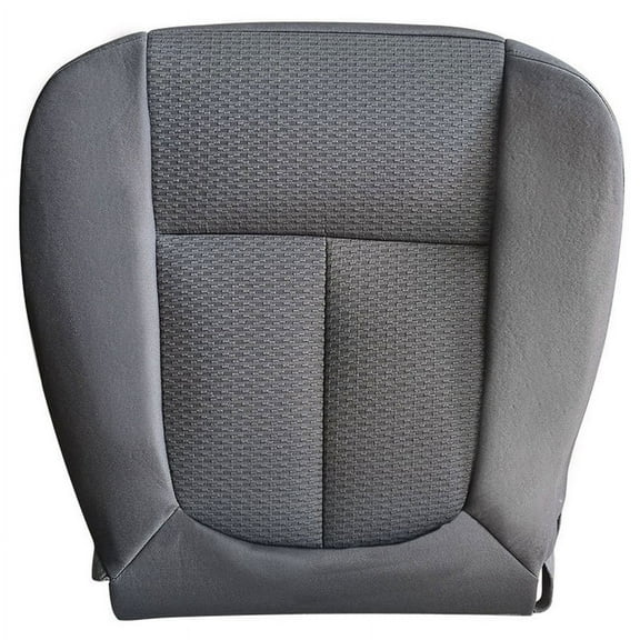 Driver Side Bottom Replacement Leather Seat Cover Steel Gray For Ford F150 11-14