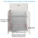 thumbnail image 4 of Organizador de gabinete DINDON de 2 niveles extraíble cromado 43 x 53 cm, 4 of 7