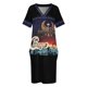 thumbnail image 4 of Tour con chicago tierra viento inewstv vestido suelto con bolsillos ropa vestido de dama de honor mujer vestido de verano diario, 4 of 7