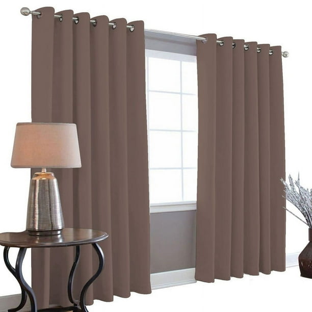 Cortinas Blackout 275cm Ancho X 215cm De Largo 2 Paneles 100% Microfibra Poliéster MOCA