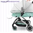 thumbnail image 6 of Stroller Mosquito Nets - 1 Pack Durable Stroller Mosquito Nets for Strollers, Cradles, Play Beds Cover Nets Strollers Safety Insect Protection Shield Nets Outdoor Picnic White, 6 of 8