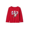 thumbnail image 1 of Camisa GAP de manga larga estampada roja 3YRS, 1 of 2