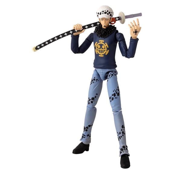 BANDAI – Anime Heroes – One Piece – Anime Heroes-Figur 17 cm – Trafalgar Law – Gelenkfigur Law