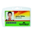 thumbnail image 3 of DURABLE Shell Style Single ID-Card Holder, Vertical or Horizontal Orientation, 0.20" x 4" x 2.75 ", Clear (890519), 3 of 5