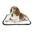thumbnail image 2 of PKQWTM Funny Frog Doing Yoga Pet Dog Cat Bed Pee Pads Mat Cushion Potty Dogsblankets Crate Bed Kennel 14x18 inch, 2 of 3