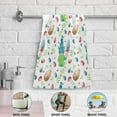 thumbnail image 5 of SKYSONIC 2 Pack Easter Watercolor Bunny Gnomes Hand Towels, Spring Eggs Kitchen Towel Ultra Soft and Absorbent,Decorative Fingertip Face Towel for Bathroom Hotel, 28.3"x14.4", 5 of 6