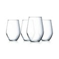 thumbnail image 2 of Luminarc Concerto Stemless Wine (Set of 4), 19 oz, Clear, 2 of 9