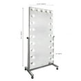 thumbnail image 3 of Impressions Vanity Hollywood Premiere Full Length Lighted Vanity Mirror with Dimmer Switch (White), 3 of 7