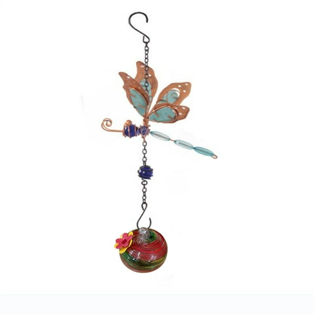 Wind Chime Hummingbird Feeder Outdoor Hanging Bird Feeding And Water Hanging Decoration