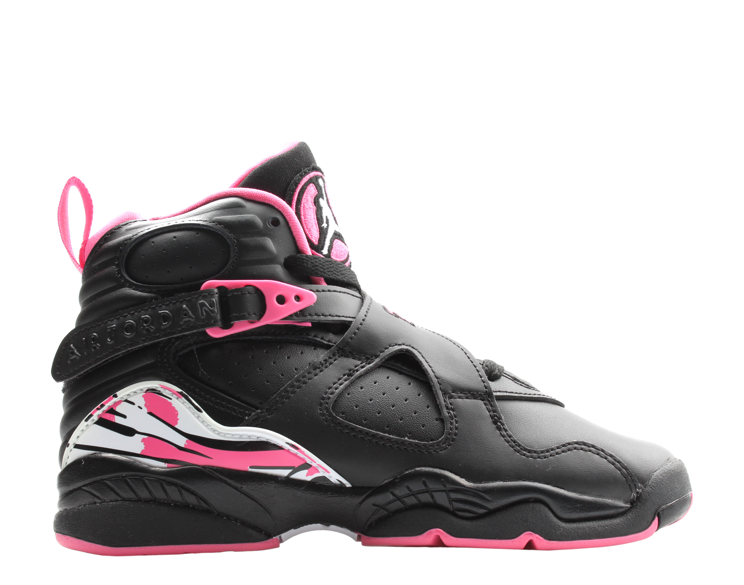 Nike Air Jordan 8 Retro (GS) Big Girls Basketball Shoes Size 6 - image 2 of 6
