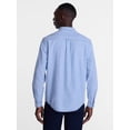 thumbnail image 3 of George Men's Poplin Shirt with Long Sleeves, Sizes S-3XL, LT-4XLT, 2XB-6XB, 3 of 5