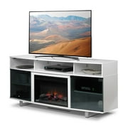 Sorenson Fireplace TV Stand - White