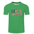 thumbnail image 2 of Gephdiin Graphic Tees Mens T-Shirts Men T Shirt 3D Digital Printing Casual Basic Tee Tops Graphic Tees Men Mens Shirts Polyester Green Xl, 2 of 3