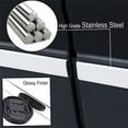 thumbnail image 3 of Zyutaosan Chrome Stainless Steel Side Skirt Door Side Line Sill Garnish Body Molding Trim Cover 4Pcs For Universal, 3 of 5