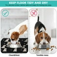 thumbnail image 4 of Funny Poodle Dog Bowl Mat,Non Slip Dog Placemats Feeding Floor Mat for Food and Water, 4 of 6