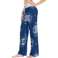 thumbnail image 2 of GZHJMY Women's Pajama Pants Evil Eye Pattern Comfy Stretch Sleepwear Essentials womens Lightweight Lounge Terry Pajama Pant, X-Large, 2 of 7