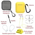 thumbnail image 2 of Funda y kit de accesorios 9 en 1 Gadget Collection Mx Para Airpods 2 o 1 amarillo FKAA2-01, 2 of 8