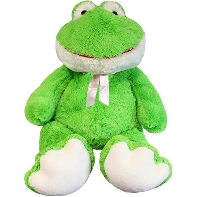 PELUCHERIA | Rana de Peluche Gigante Suave y Bonitos. Rana Gigantes de Peluche Esponjoso y Resistente. Tam: 120 cm. Elaborado en poliéster. Peluche Gigante (Rana)